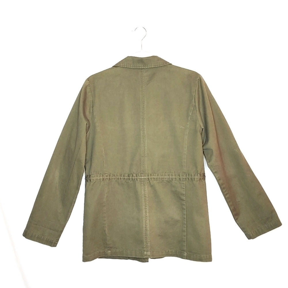 Skies are Blue Olive green jacket, Small - Picture 2 of 10